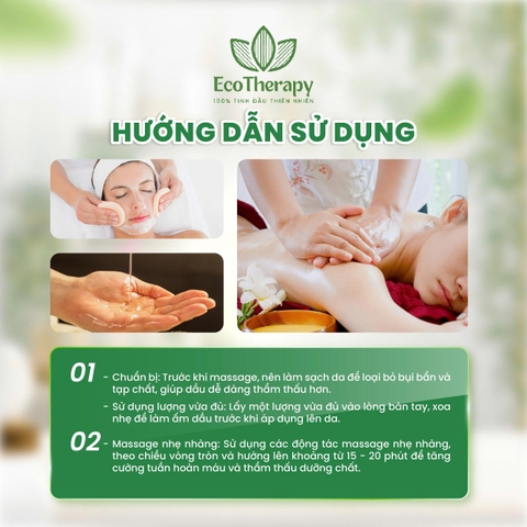 Tinh Dầu Massage Jasmine Hương Thơm Từ Tinh Dầu Hoa Nhài – Dưỡng Ẩm, Thư Giãn, Dầu Nền Cho Spa Ecotherapy