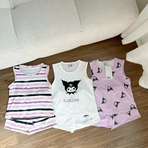 BỘ BÉ GÁI BA LỖ THÔNG HƠI KUROMI SẴN (SALE 75k)