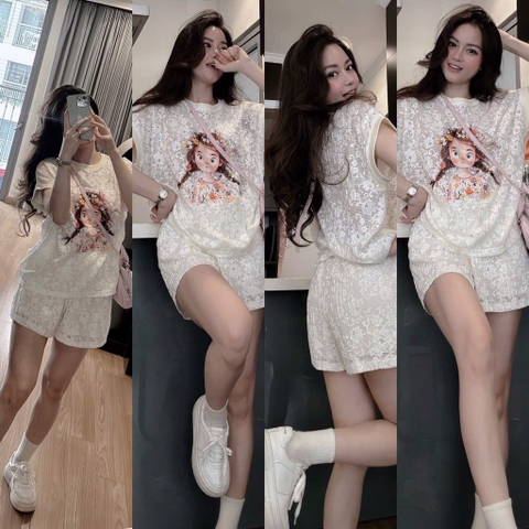 SET CỘC REN CÔ GÁI NỮ