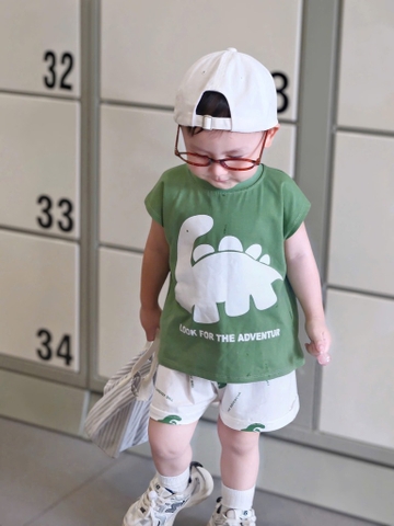 SET KHỦNG LONG XANH BÉ TRAI SẴN