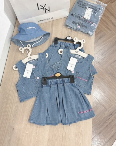 SET JEAN CALVIN KÈM MŨ BÉ GÁI (LOẠI RẺ)(XẢ 59k)