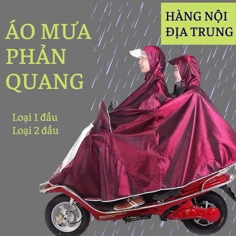 ĐỒ GIA DỤNG - ÁO MƯA 1 ĐẦU 2 ĐẦU
