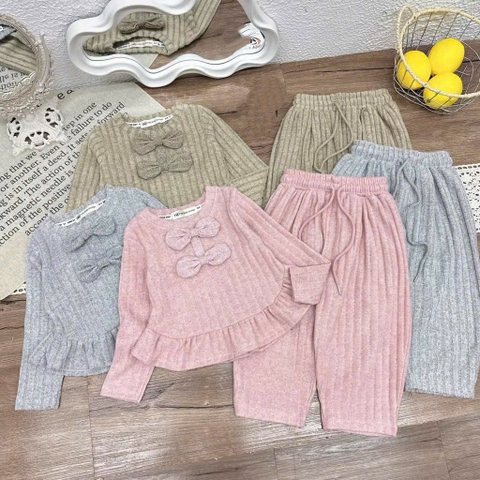 BỘ LEN DÀI CỔ NƠ ĐÁNG YÊU BÉ GÁI