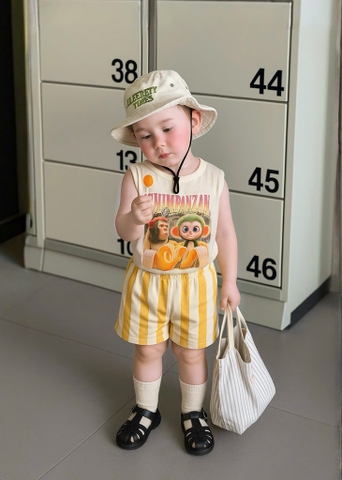 BỘ CHIMPAZINI KHỈ CHUỐI BÉ TRAI