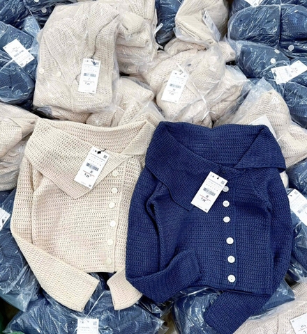 ÁO LEN CÚC TRỄ VAI NỮ THU ĐÔNG