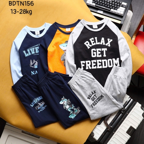 BỘ DÀI THUN COTTON NHÍ BÉ TRAI ĐẠI