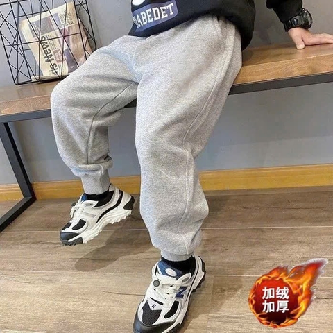 SET 2 QUẦN DÀI XÁM BÉ TRAI