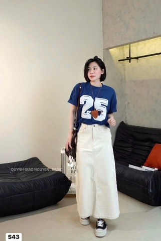 CHÂN VÁY BÒ NỮ PNB TRẮNG GẠO HOT HITTT SẴN