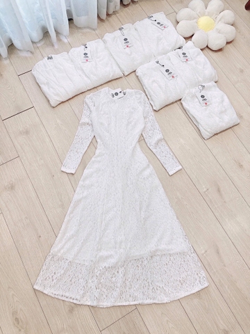 VÁY REN NỮ KHOÉT VAI DÁNG DÀI THU ĐÔNG SẴN(XẢ 150k)