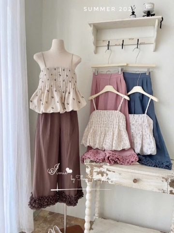 SET BỘ HOA NHÍ 2S QUẦN SUÔNG NỮ