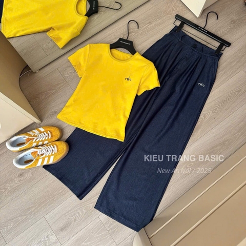 SET ÁO ZIP ALO MIX QUẦN JEAN GIẤY NỮ SẴN(XẢ 125k)