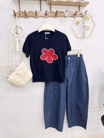 SET ÁO THÊU HOA MIX QUẦN JEANS NỮ