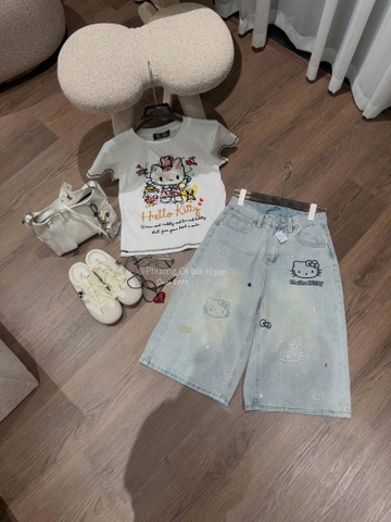 SET BỘ MÈO HELLO KITTY NGỐ BÒ NỮ CỰC XINH SẴN(XẢ 149k)