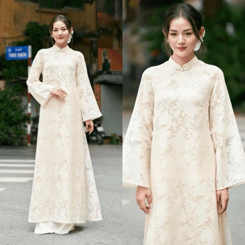 SET ÁO DÀI 4 TÀ MÀU KEM CAO CẤP NỮ 2026