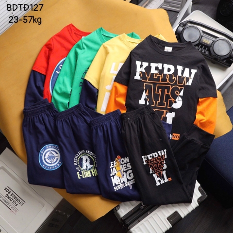 SET BỘ COTTON DÀI TAY BÉ TRAI