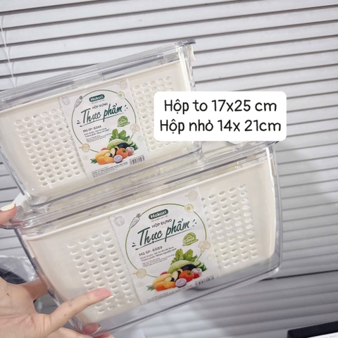 ĐỒ GIA DỤNG - SET 2 HỘP HOKORI ĐỰNG THỰC PHẨM