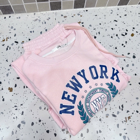 SET BỘ DÀI NỈ DƯ HỒNG NEWYORK NỮ THU ĐÔNG