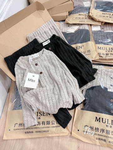 SET 2 BỘ TĂM ĐŨA LÔNG BÉ GÁI BÉ TRAI