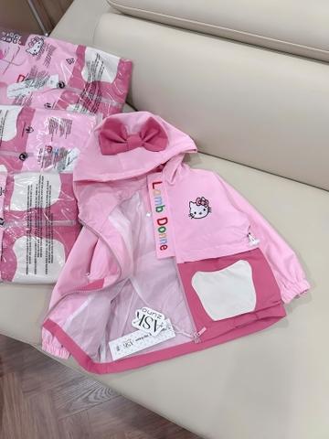 ÁO GIÓ LAMB DONNE MÀU HỒNG BÉ GÁI