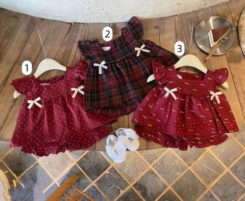 SET ĐÍNH NƠ 3 MÀU BÉ GÁI LOẠI ĐẮT SẴN (SALE 60k)