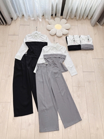 SET BỘ QUẦN SUÔNG VIỀN NỮ SẴN- sale 155k