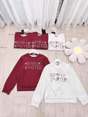 ÁO CARTER DÀI TAY THÊU HẠT MIX CÚC NỮ THU ĐÔNG (SALE 93k)