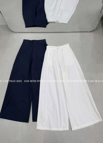 QUẦN KAKI LỤA ỐNG RỘNG 2 MÀU NỮ SẴN
