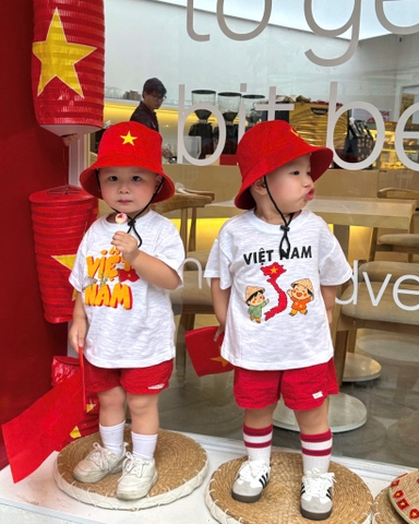 SET CỘC VIỆT NAM QUẦN ĐỎ SIÊU XINH BÉ TRAI