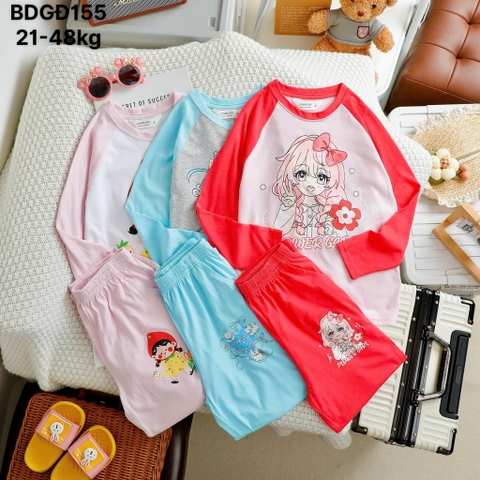 SET BỘ DÀI CHIBI CÔ GÁI SIZE ĐẠI 6 MÀU BÉ GÁI