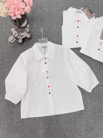 ÁO SƠ MI TKE CÚC 3 MÀU NỮ SẴN (SALE 49k)