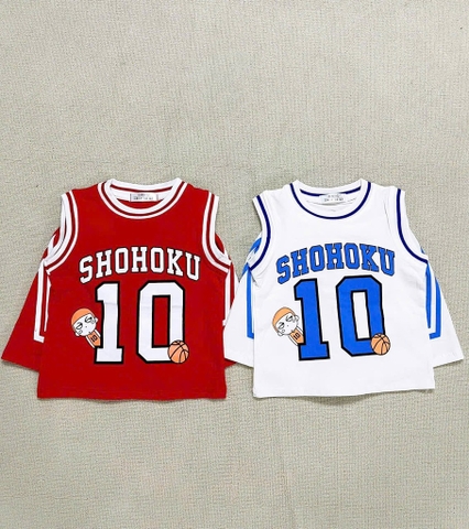 SET 2 BỘ SHOHOKU ĐỎ TRẮNG BÉ TRAI SẴN