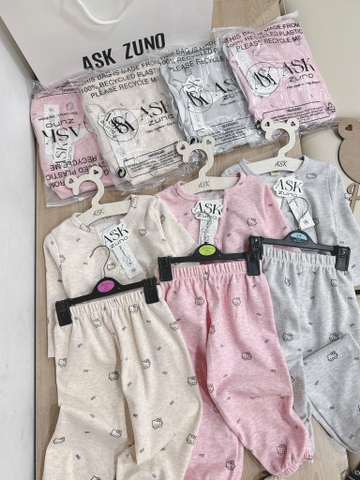 BỘ DÀI LÔNG THỎ KITTY BÉ GÁI 3 MÀU SẴN (SALE 59k)