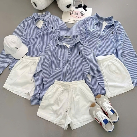 SET ÁO XANH THÊU NGỰA MIX QUẦN TRẮNG NỮ