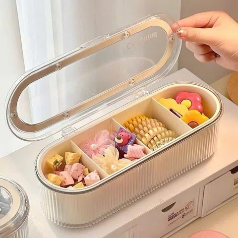 ĐỒ GIA DỤNG - HỘP ĐỰNG KẸP, CHUN TÓC