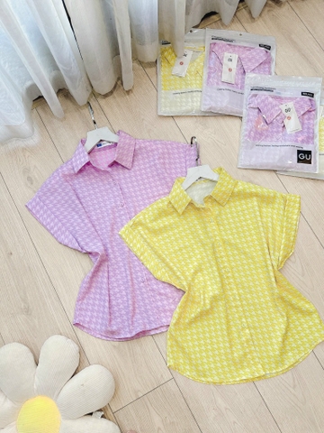 ÁO SƠ MI GU TAY LV DÍC DẮC NỮ SẴN( xả 79k )