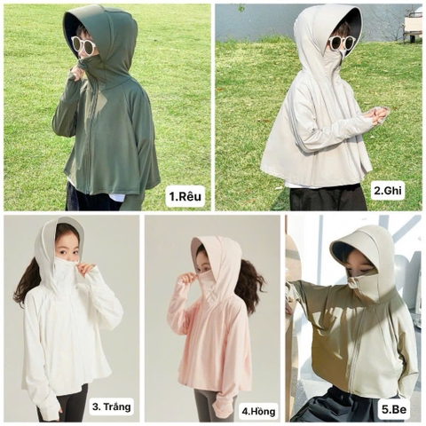 ÁO CHỐNG NẮNG UPF50+ CHO BÉ GÁI BÉ TRAI(XẢ 48k)