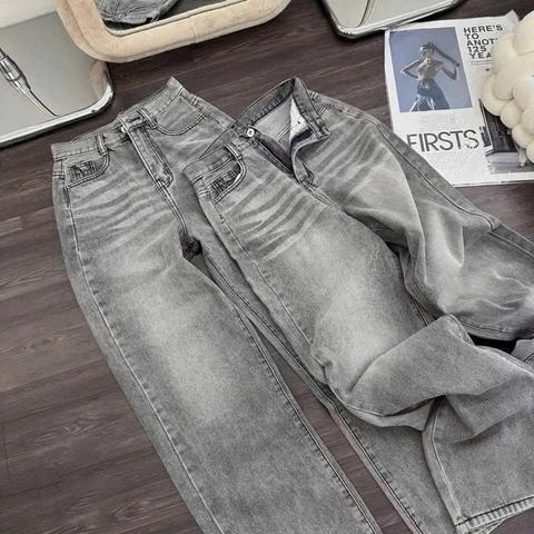QUẦN BÒ SUÔNG XÁM KIỂU MỚI NỮ SẴN (SALE 90k)