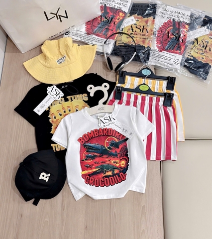 SET 2 BỘ BOMBARDINO BÉ TRAI SẴN