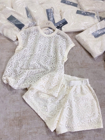 SET CỘC REN Ô VUÔNG NỮ (TĂNG GIÁ)