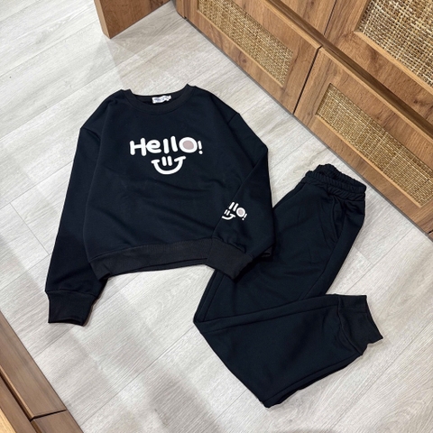 SET DÀI NỈ DƯ XỊN HELLO ĐEN NỮ THU ĐÔNG