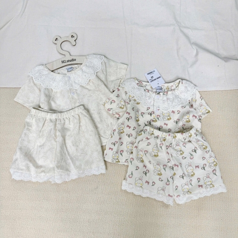 SET 2 BỘ CỘC BÈO REN BÉ GÁI