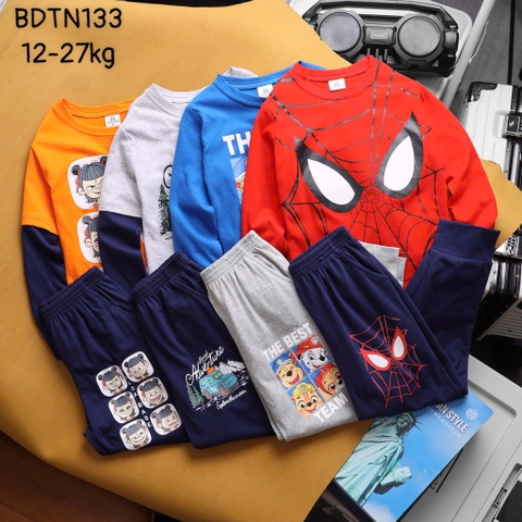 BỘ DÀI THUN COTTON XUẤT DƯ BÉ TRAI