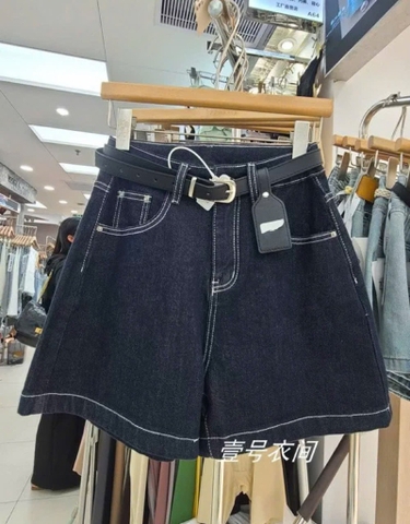 QUẦN SOOC NGỐ JEAN NỮ ĐẬM DÁNG RỘNG SẴN