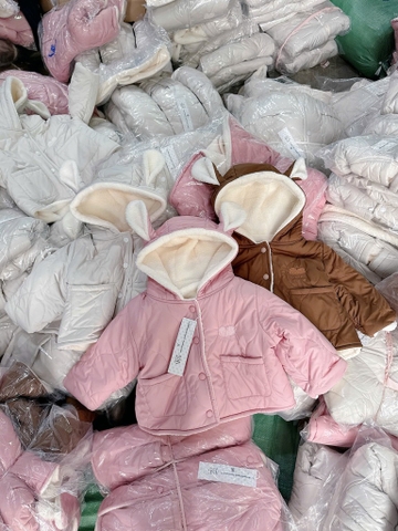 ÁO PHAO TAI THỎ BÉ GÁI BÉ TRAI