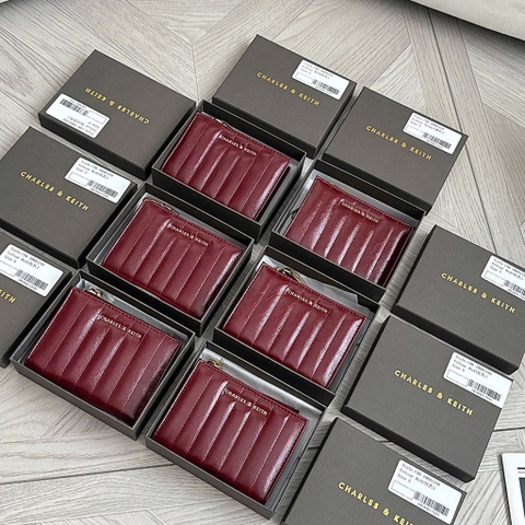 PHỤ KIỆN - VÍ CHARLES & KEITH NỮ ĐỎ