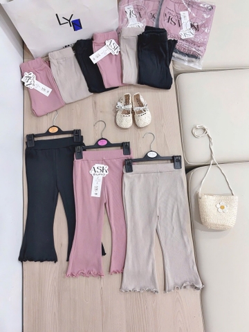 SET 3 QUẦN TĂM LOE DÀI TONE BE HỒNG ĐEN BÉ GÁI