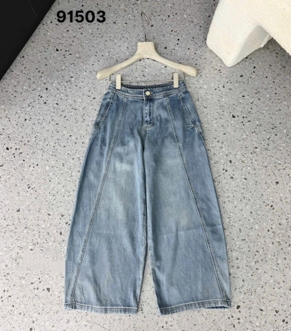 QUẦN BAGGY JEAN NỮ CẠP BÁN CHUN