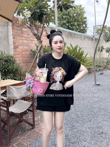 SET CỘC REN CÔ GÁI ĐEN