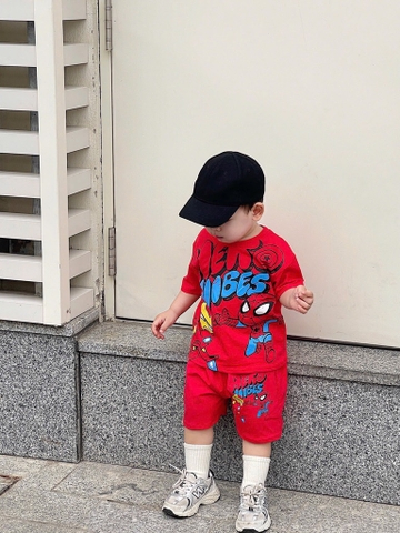 BỘ HERO ĐỎ SIÊU NHÂN NHỆN BÉ TRAI NEW 2025