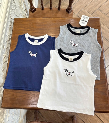 SET 2 ÁO BA LỖ CHÓ BÉ TRAI